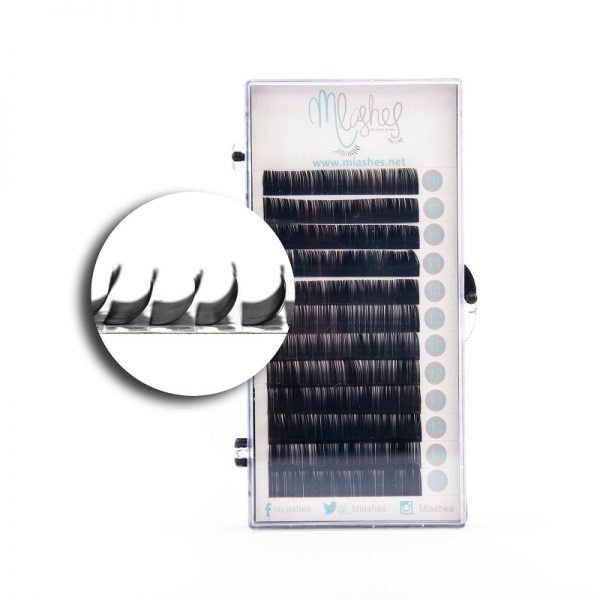 Blister de práctica de extensiones de pestañas C.07 Mix de MEIN Beauty