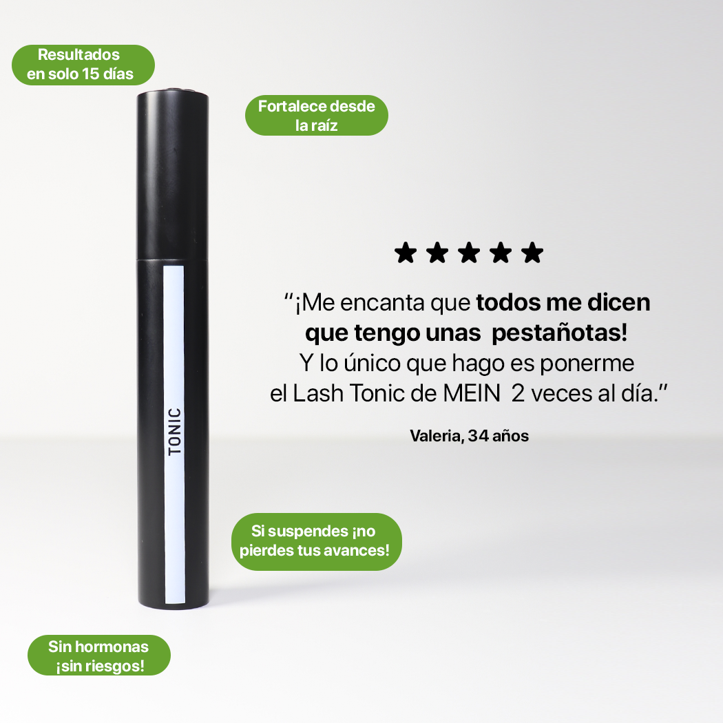 Tonic para crecimiento de pestañas