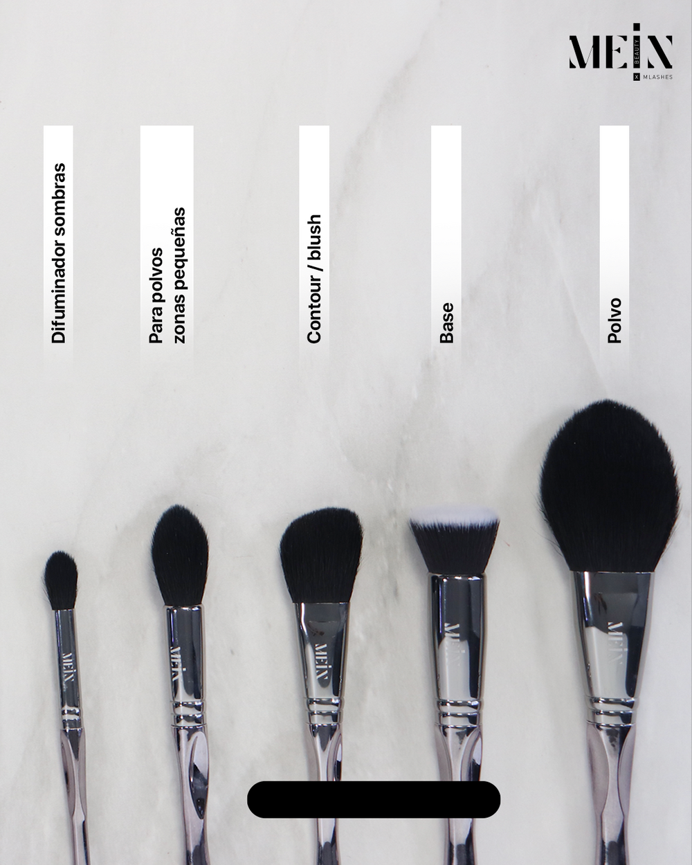 Set de 11 brochas de maquillaje de lujo de MEIN Beauty