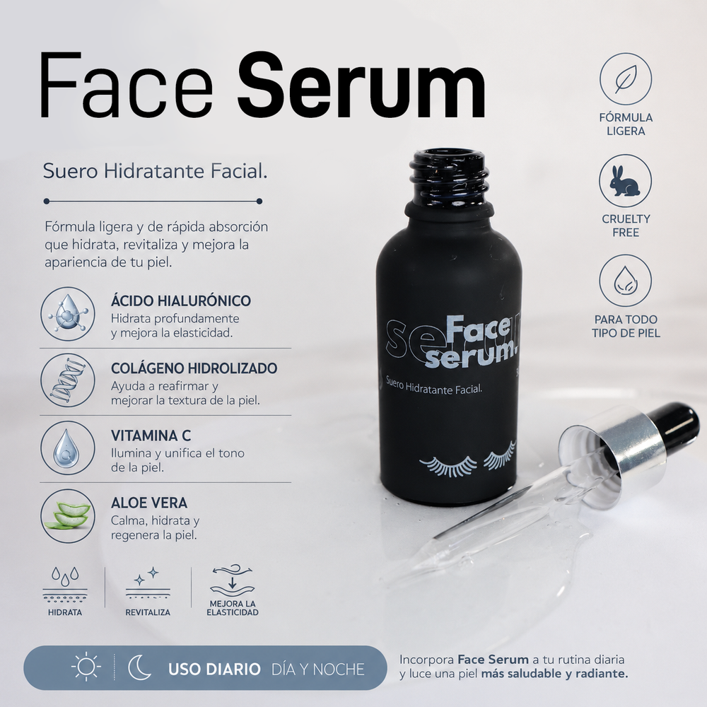 Face Serum con ácido hialurónico y oro de MEIN Beauty