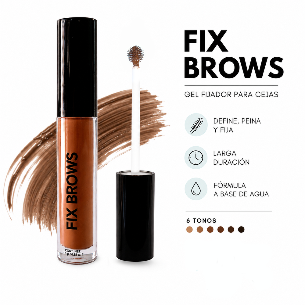 Fix Brows: Gel Fijador y Definidor para Cejas con Color