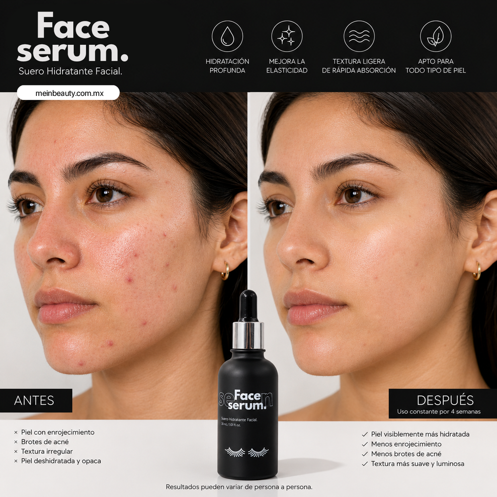 Face Serum con ácido hialurónico y oro de MEIN Beauty