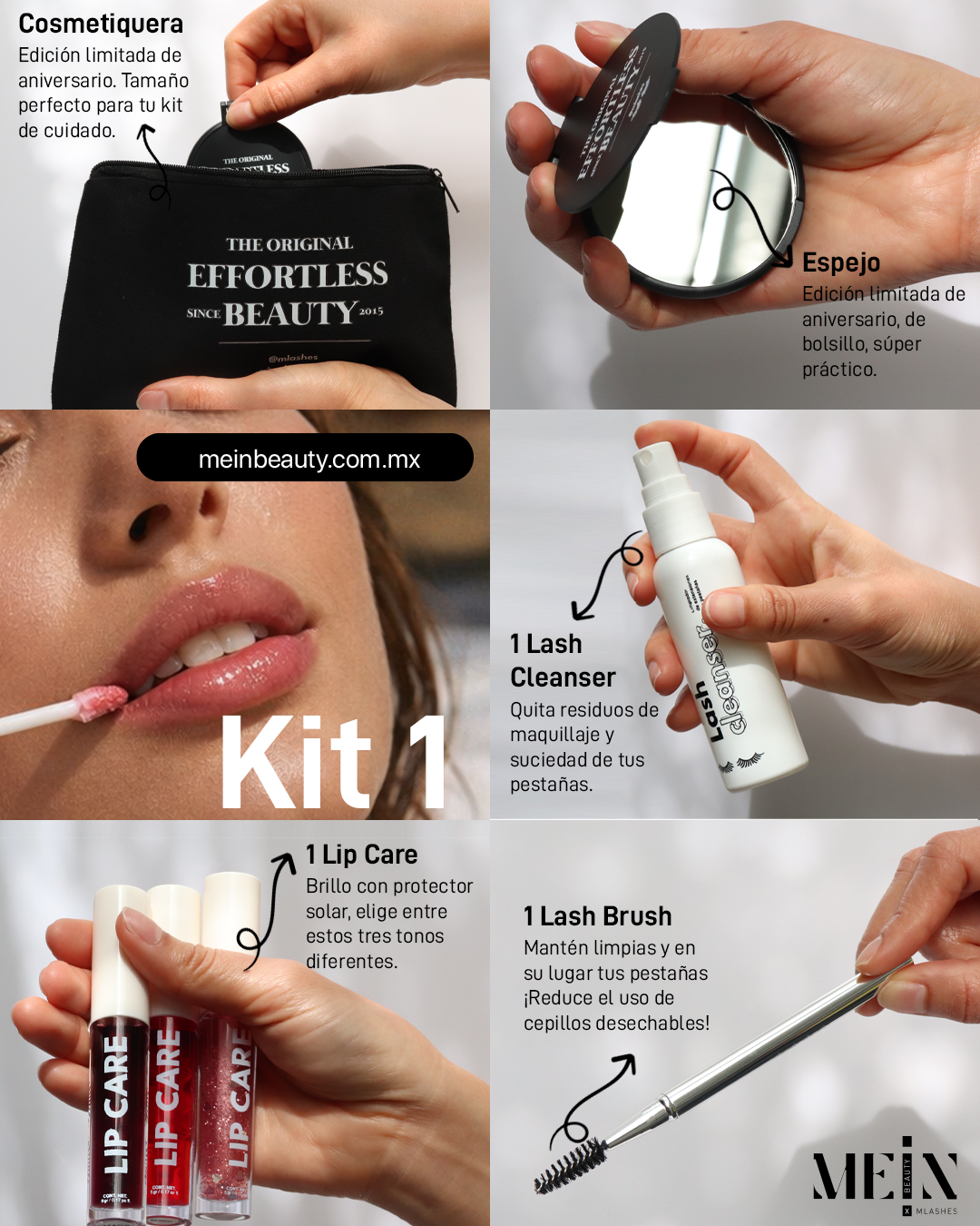 Kit 1: Limpieza de pestañas