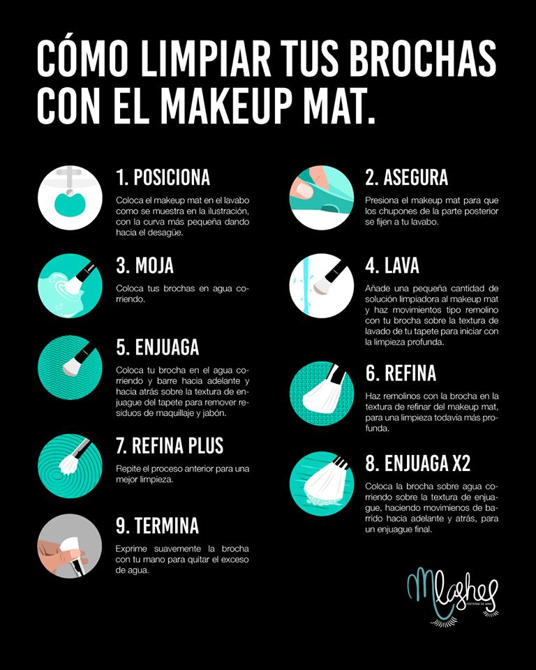 MakeUp Mat, tapete de silicón para maquillaje de MEIN Beauty