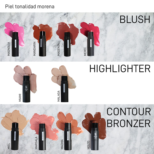 Kit de maquillaje en barra THE STICKS (box de 6)