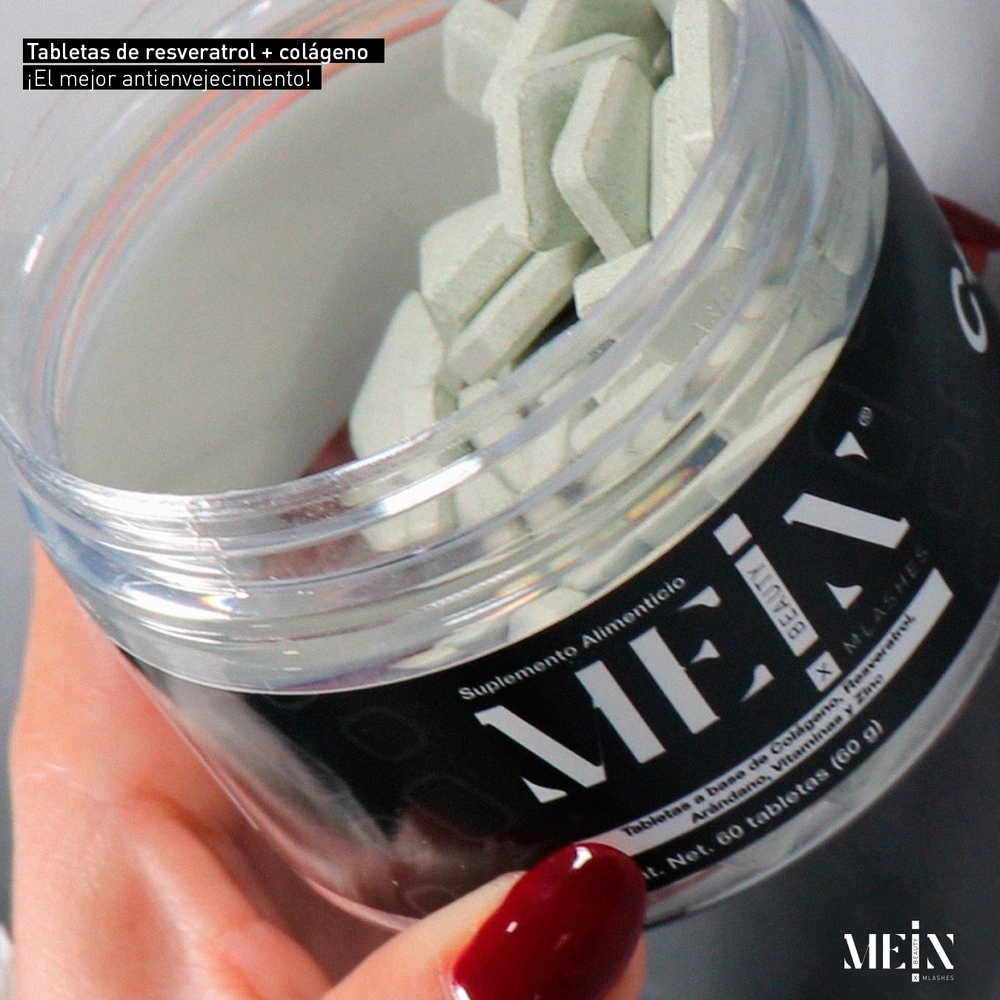 Vitaminas Care More con resveratrol sugar free de MEIN Beauty