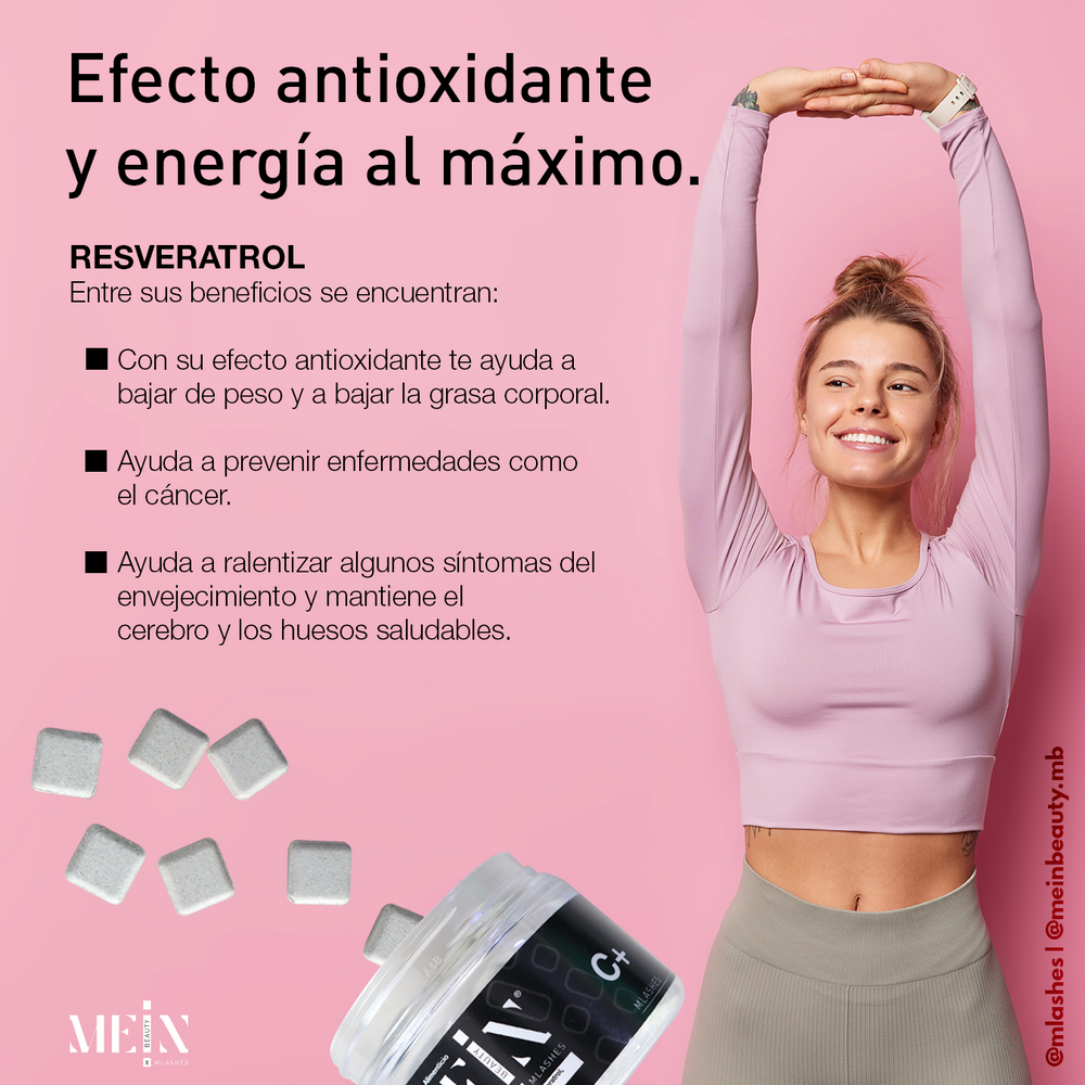 The Grow Collection, vitaminas con resveratrol de MEIN Beauty
