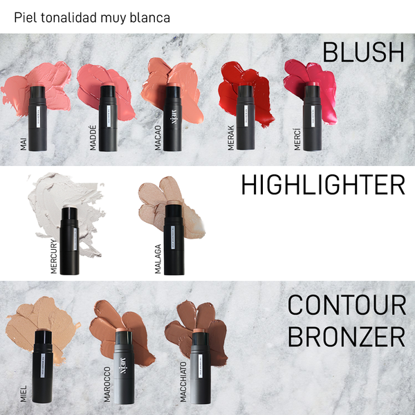 Kit de maquillaje en barra THE STICKS (box de 6)