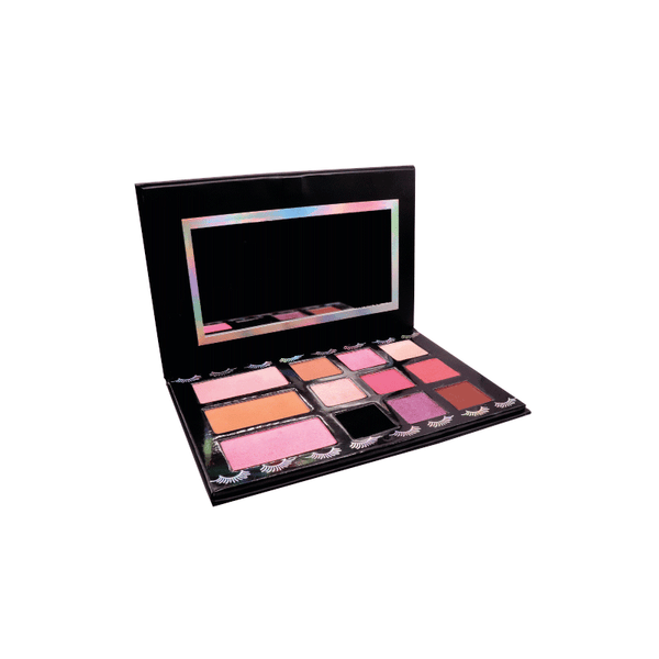 Kit de Maquillaje con Paleta, Brochas y Pestañas "The Make Up Collection"