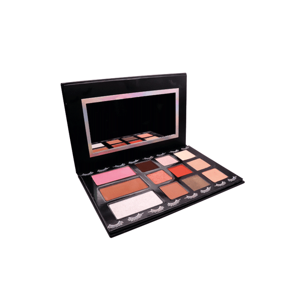 Kit de Maquillaje con Paleta, Brochas y Pestañas "The Make Up Collection"