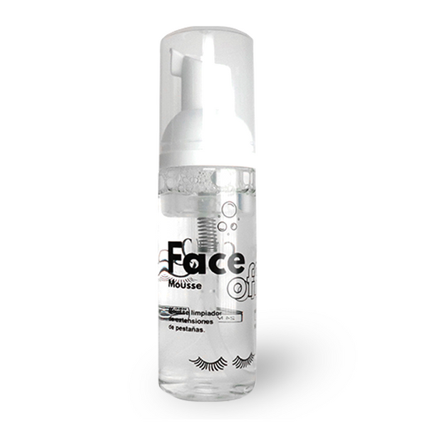 Face Off Mousse limpiador de extensiones de pestañas de MEIN Beauty