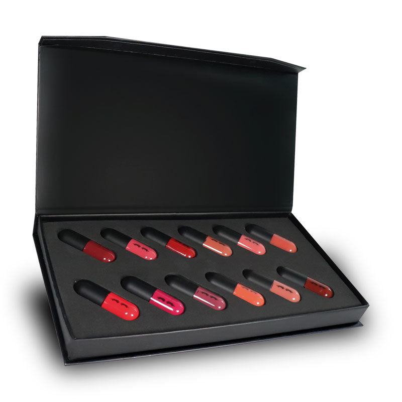 Kit de 12 lipsticks minis mate de MEIN Beauty