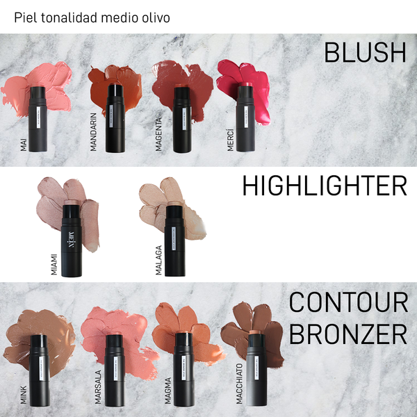 Kit de maquillaje en barra THE STICKS (box de 6)