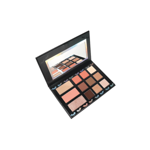 Kit de Maquillaje con Paleta, Brochas y Pestañas "The Make Up Collection"