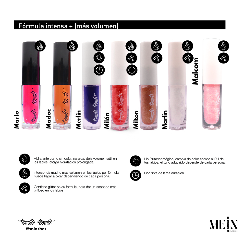 The Plump Collection, set de lip plumpers de MEIN Beauty